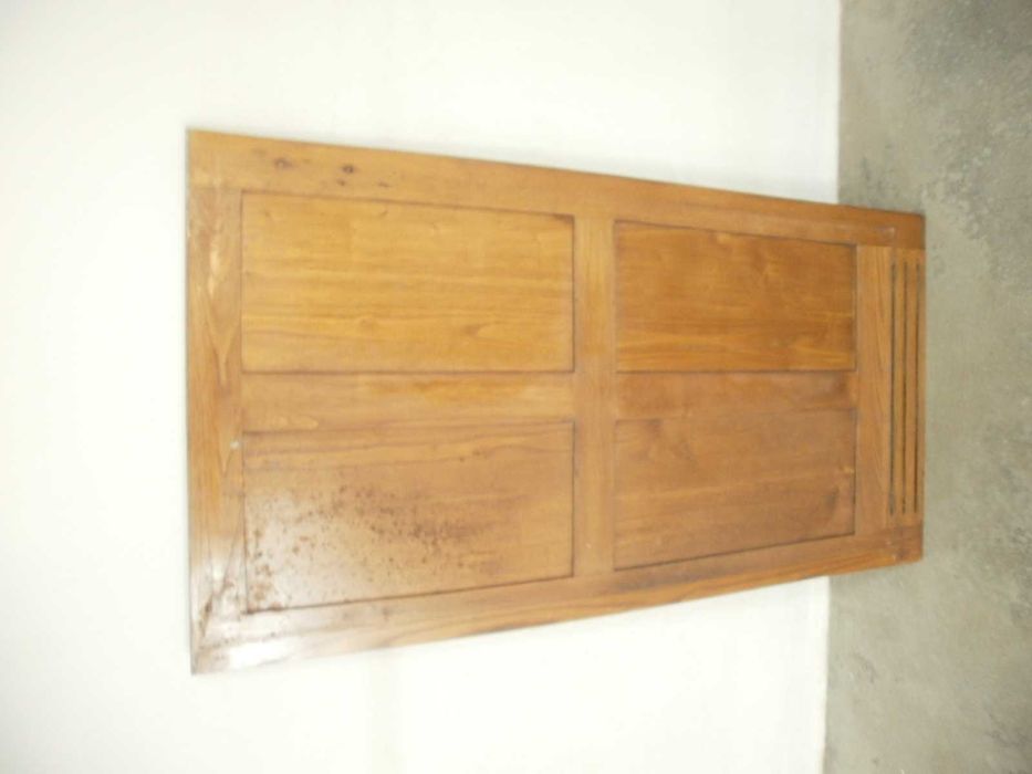 Porta de armário para frigorifico embutido em madeira de carvalho