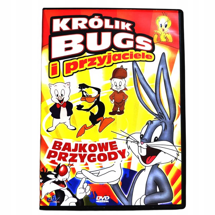 Królik Bugs i przyjaciele Bajkowe Przygody Bajka Film DVD Dubbing. . Nowy Produkt