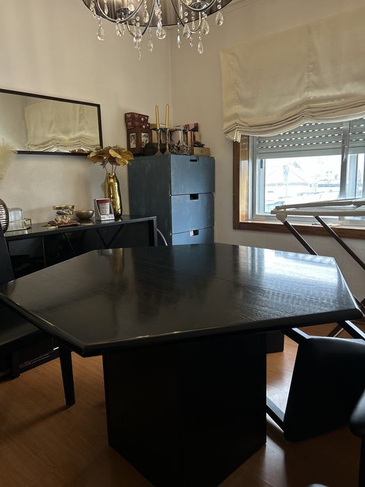 Mesa preta extensivel