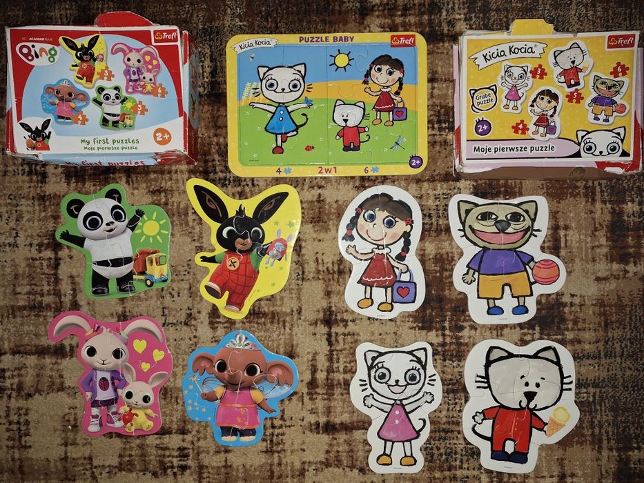 Zestaw puzzli Kicia Kocia Bing