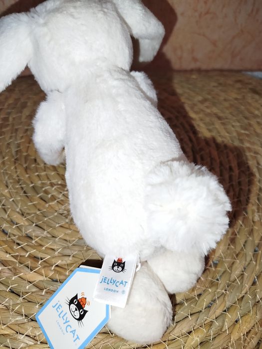 Jellycat Bashful Banny with Present &  Little  Bashful Lamb