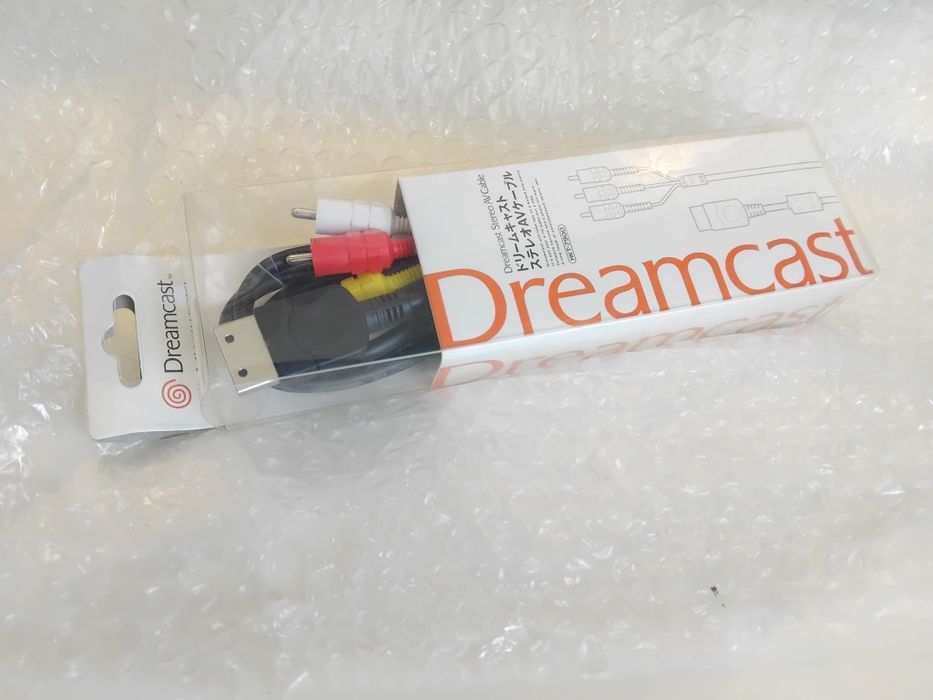 Sega Dreamcast Novo Japan Original Cabo TV AV RCA