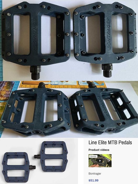 Велосипедні педалі Bontrager Line Elite НОВІ та Б/У і Line Pro