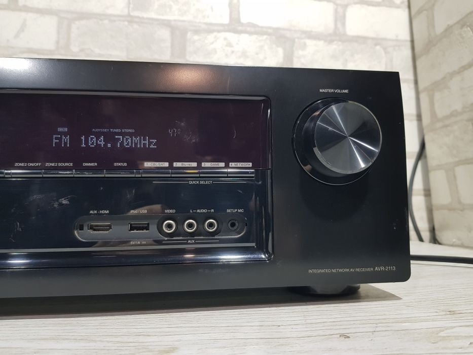 Пульт! 7.1 AV ресивер DENON AVR-2113, (+2) 125 Вт/кан.,HDMI, USB, LAN,