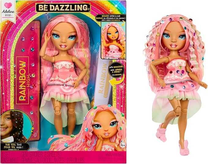 Лялька Рейнбоу Хай Аделін Роуз Rainbow High Be Dazzling Adeline Rose with Bedazzler Tool and Sparkle Gems