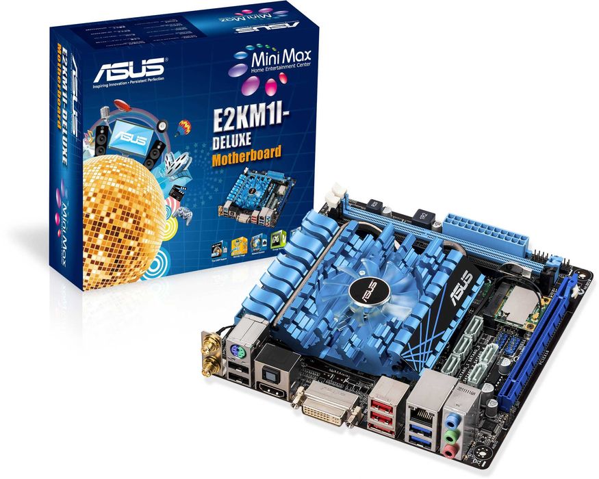 [Avariado] Conjunto de 2 Motherboards Mini-ITX Asrock J5040-ITX (1) + Asus E2KM1I-DELUXE (1)