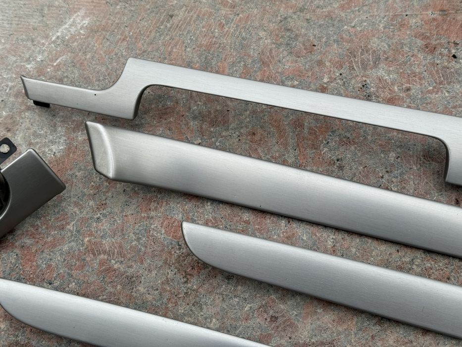 Декор салону Audi a4 b7 планки декору срібні ауді а4 б7 комплект