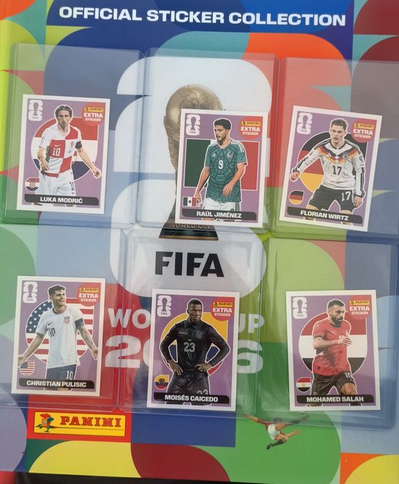 Lote 6 Extra Stickers Base/Roxo  | Panini FIFA World Cup 2026
