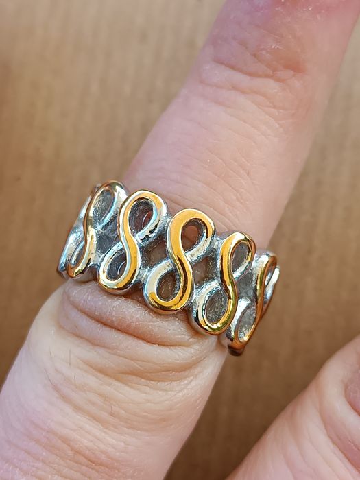 Anel em aço inoxidável Novos