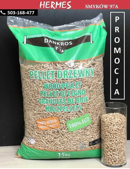 Pellet Olczyk A1 Certyfikat ENplus 6mm (Olimp, Dankros) Gold Bebelno Smyków