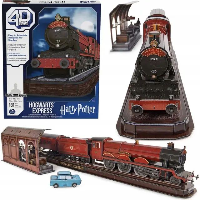 181 деталь 4D Пазл Harry Potter Hogwarts Express Гаррі Поттер Експрес