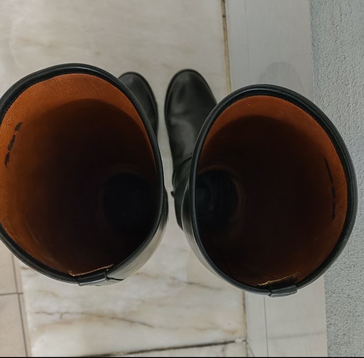 Botas Equitação Em Pele