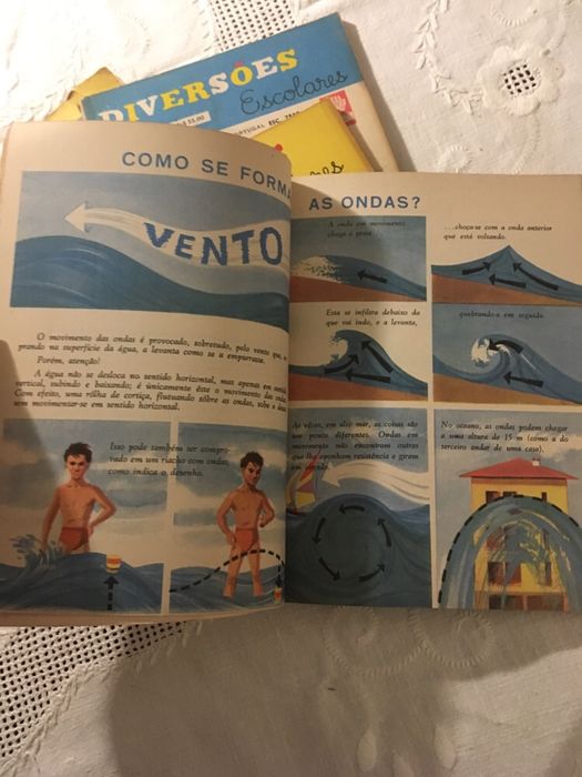 5 revistas Diversões Escolares anos 60