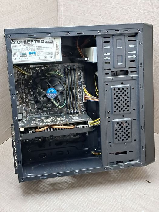 Ігровий ПК (Intel i3-7100/16gb ddr3/ssd 256+hdd500/gtx1060)