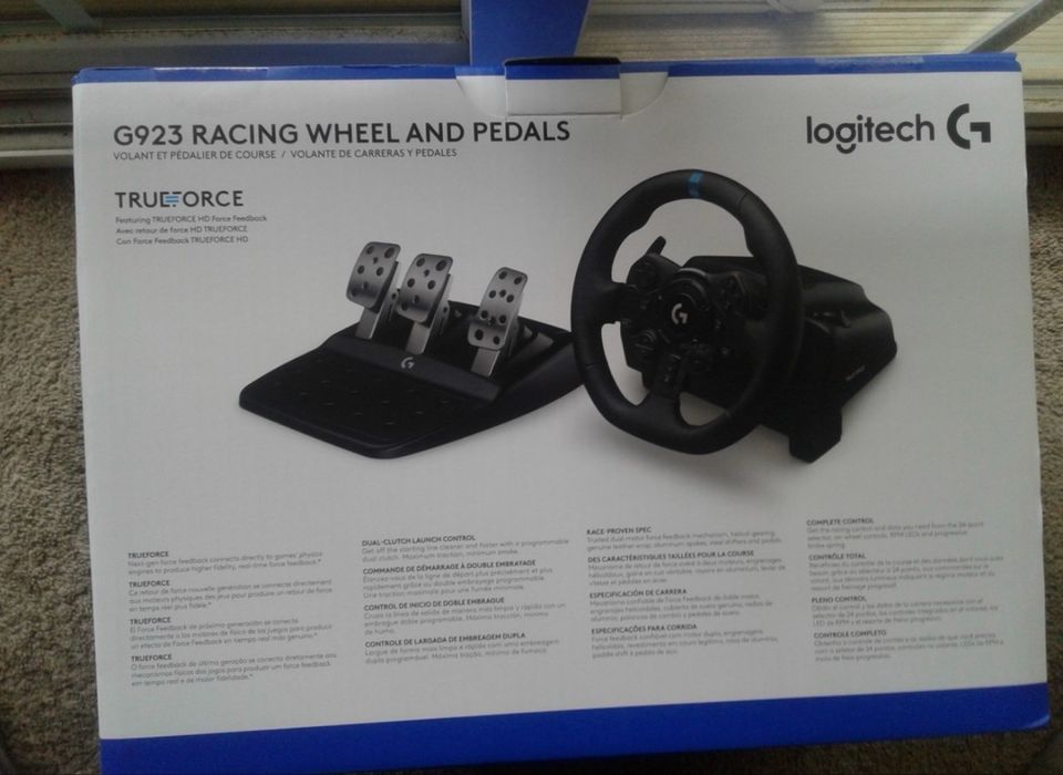 Руль Logitech G923 Playstation/PC