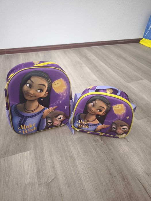 Conjunto pré escolar mochila e lancheira térmica 3D Encanto