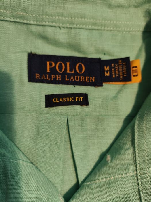 Camisa de linho Ralph Lauren - corte de mulher