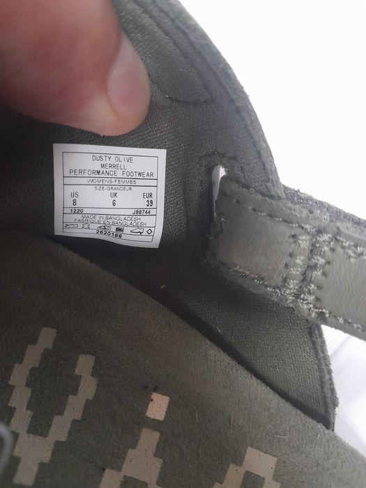 Сандалии Merrell Terran Convertible II из зеленой кожи