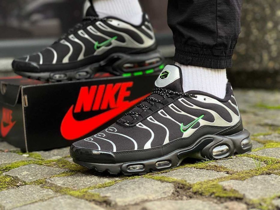 !SALE! Nike Air Max Plus TN Black/Green 40 41 42 43 44 45 46 аір макс