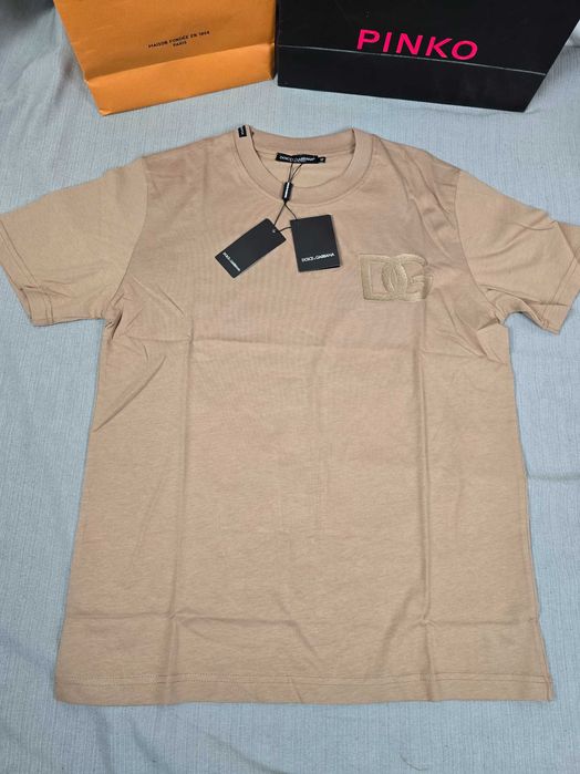 Koszulka męska tshirt Dolce Gabbana kolory krótki rękaw premium DG M-XXXL
