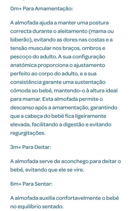 Almofada de amamentação Orthia