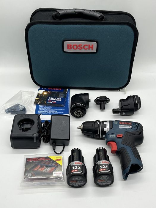 Аккумуляторный бесщеточный шуруповерт 5-in-1 Bosch GSR12V-300FCB22