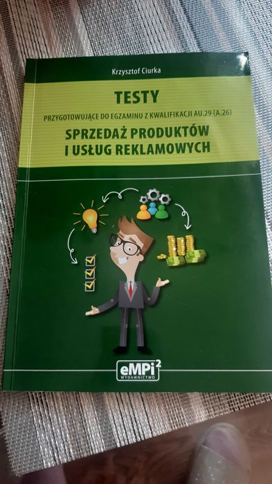 Książka z testami zawodowymi