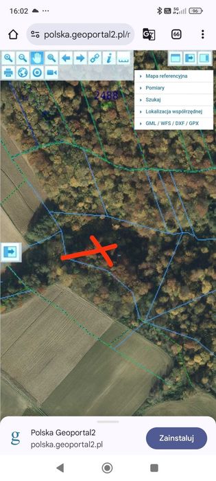 Las mieszany Jodłowa 28arów