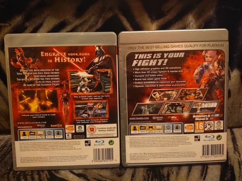 Tekken 6, Soul Calibur IV Playstation3 PS3