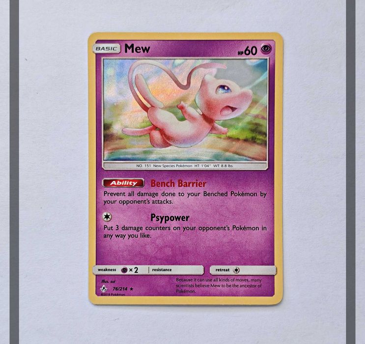Mew 76/214 UNB Pokemon ENG-NM