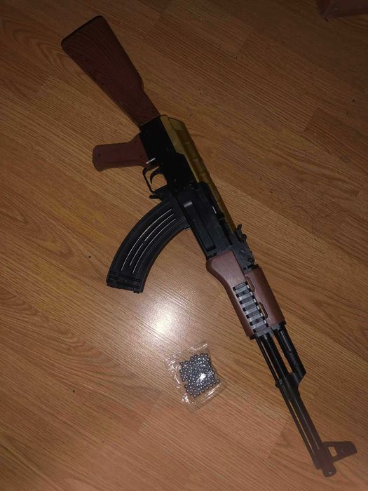 АК 47 + Лазерний приціл + кулі