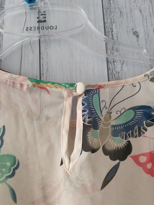 Bluzka damska z motylami 42 SAVIDA