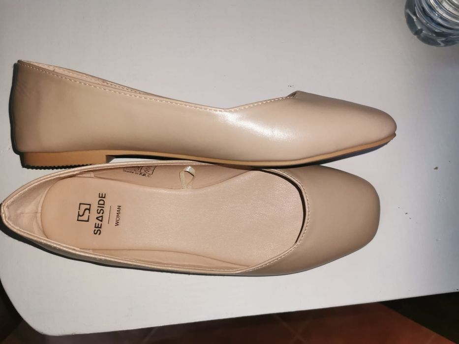 Sabrinas de cor creme