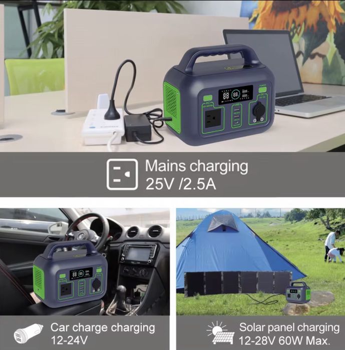 Нова Зарядна станція 300 ват 256 Wh