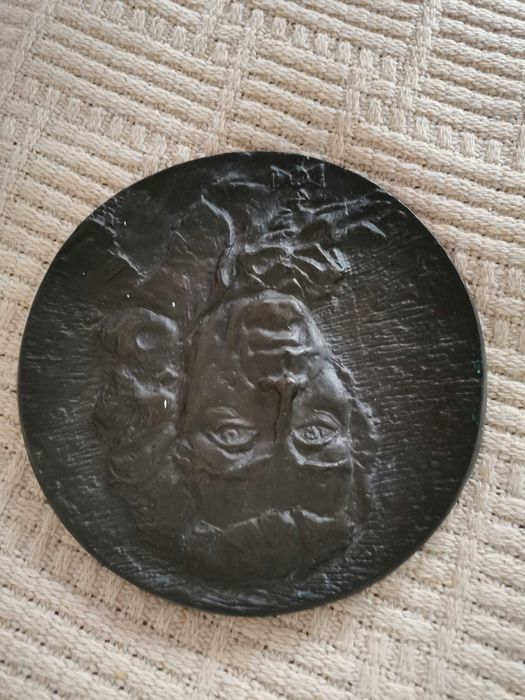 Tadeusz Kościuszko średnica 18 cm Brąz ozdoba popiersie talerz unikat