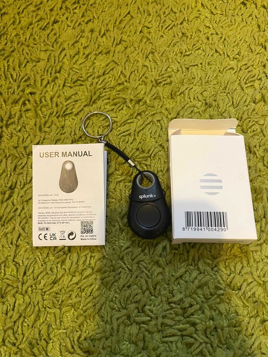 NOWY Elektroniczny lokalizator Brelok do szukania kluczy Czarny