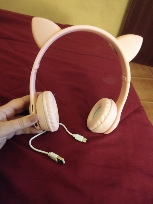 Fones bluetooth rosa