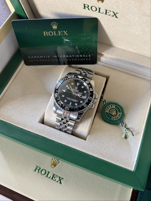 Rolex Black Submariner GMT-Master ll Mostrador Preto