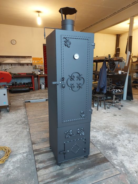 Wędzarnia Grill BBQ Smoker Wędzok Blacha 4 mm Od Kowala Mały Król