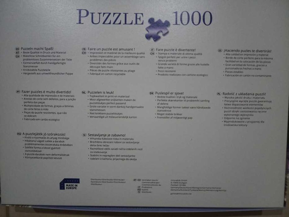 Puzzle 1000 Unicórnios come novo