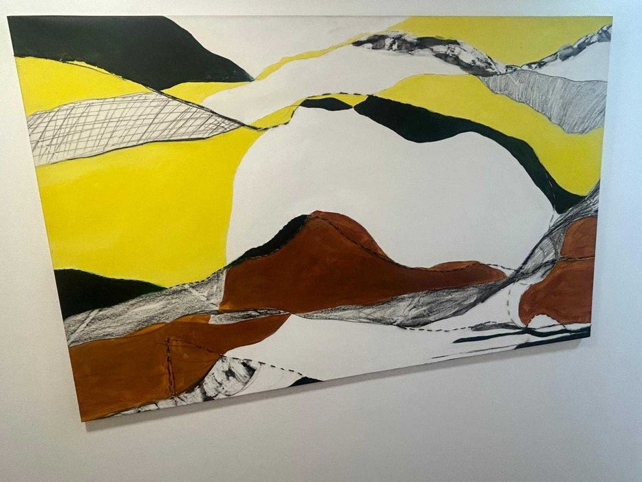 Quadro a óleo de 95cm x 105 cm