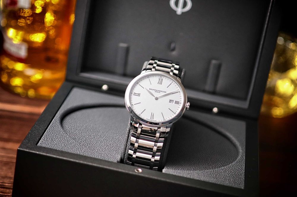 Baume & Mercier M0A10354 Classima 10354 - 40mm Elegancki Zegarek Męski