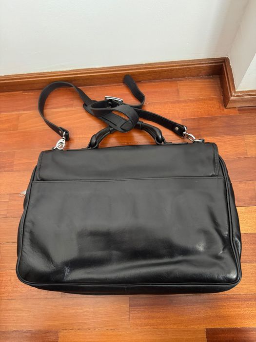 Bolsa executiva masculina de couro