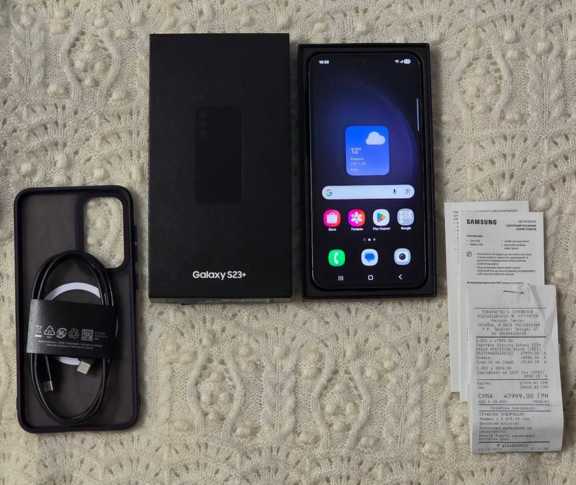 Samsung S23+ Plus 256 Гб. Новий стан. Повний комплект. Snapdragon