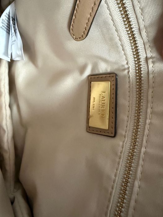 Torebka Skórzana Ralph Lauren Jamey 27 Listonoszka Jak Nowa!