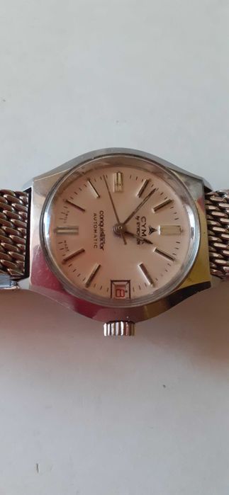 Zegarek z bransoletką CYMA By SYNCHRON Automatic ładny stan.