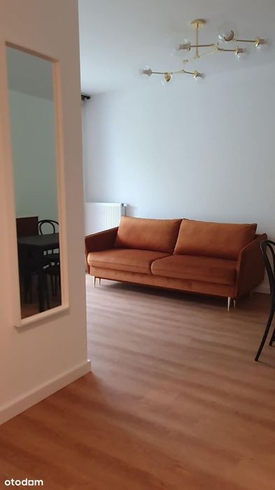 2 POKOJE, UMEBLOWANE 48 M2, z balkonem. NOWE