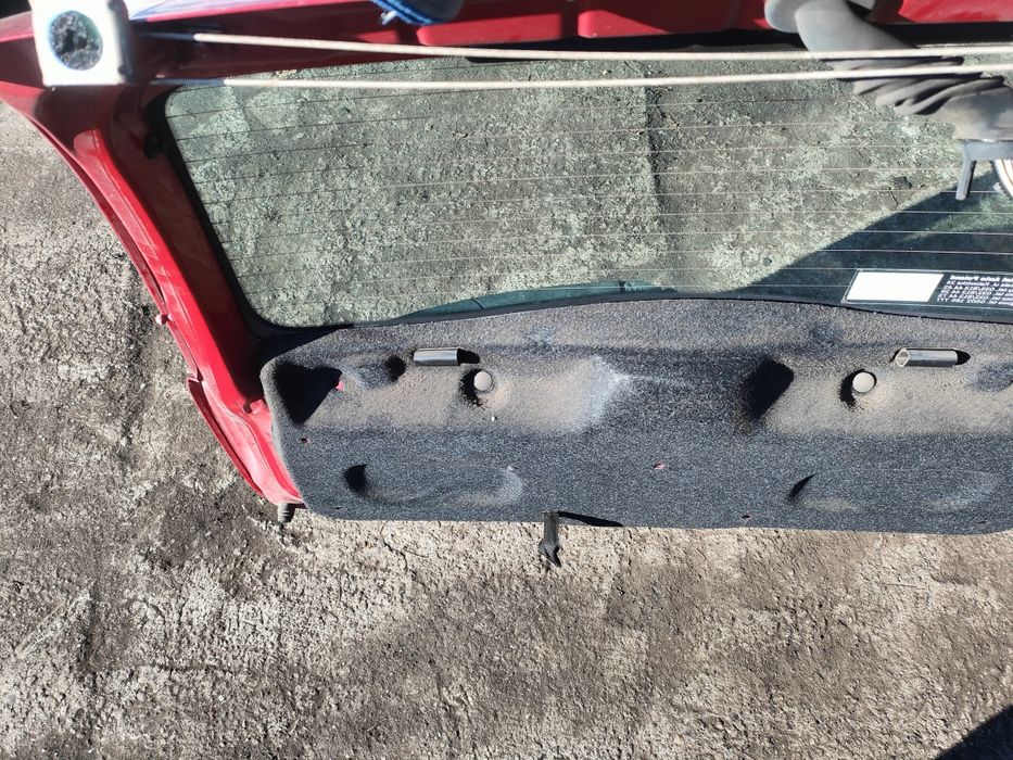 Fiat Panda III 3 klapa bagażnika tył czerwona