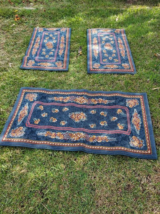 Conjunto de tres tapetes