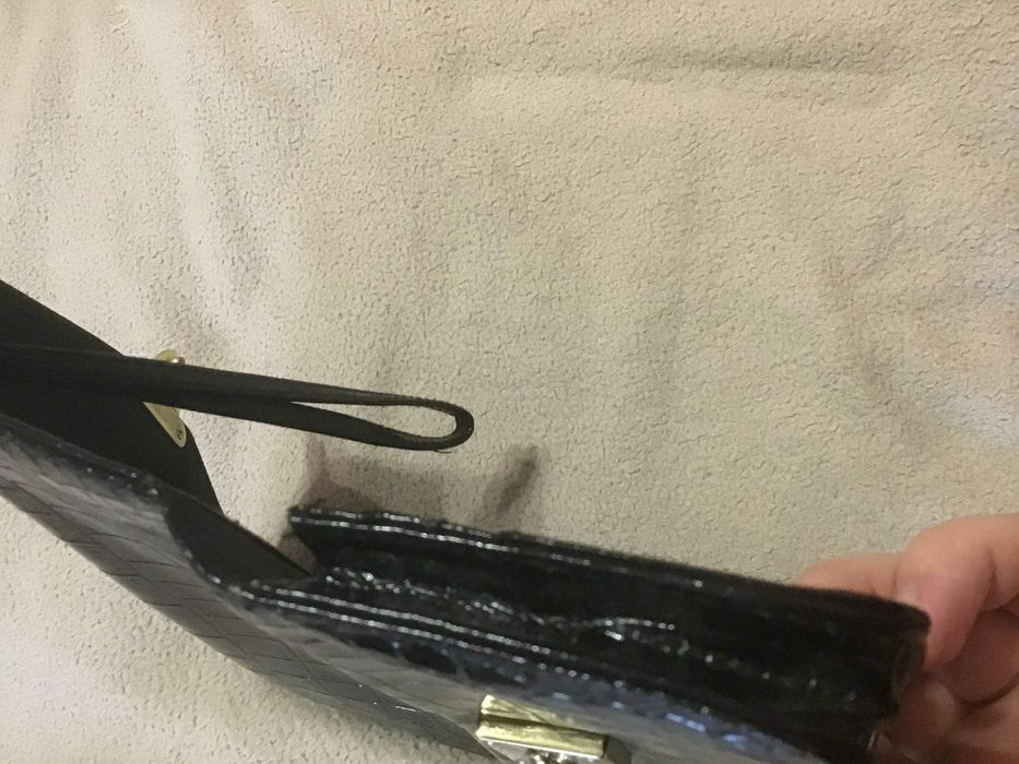 Кошелек  клатч черный